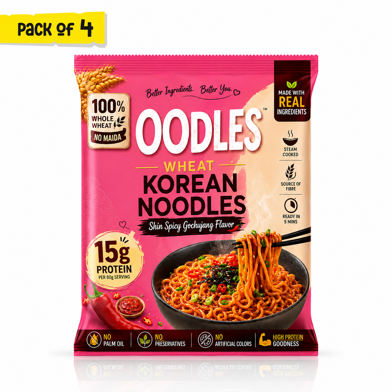 High Protein Korean Noodles (Pack of 4) BUY 2 GET 2 FREE